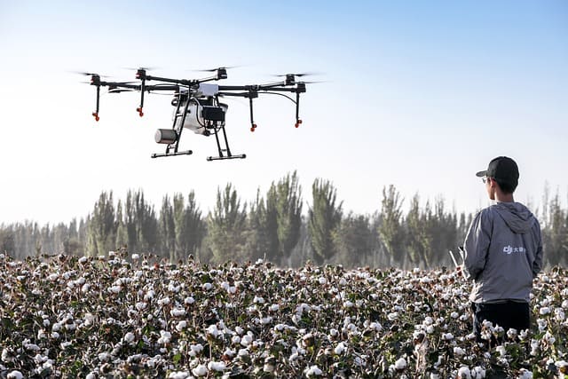 piloto de drone agrícola profissão