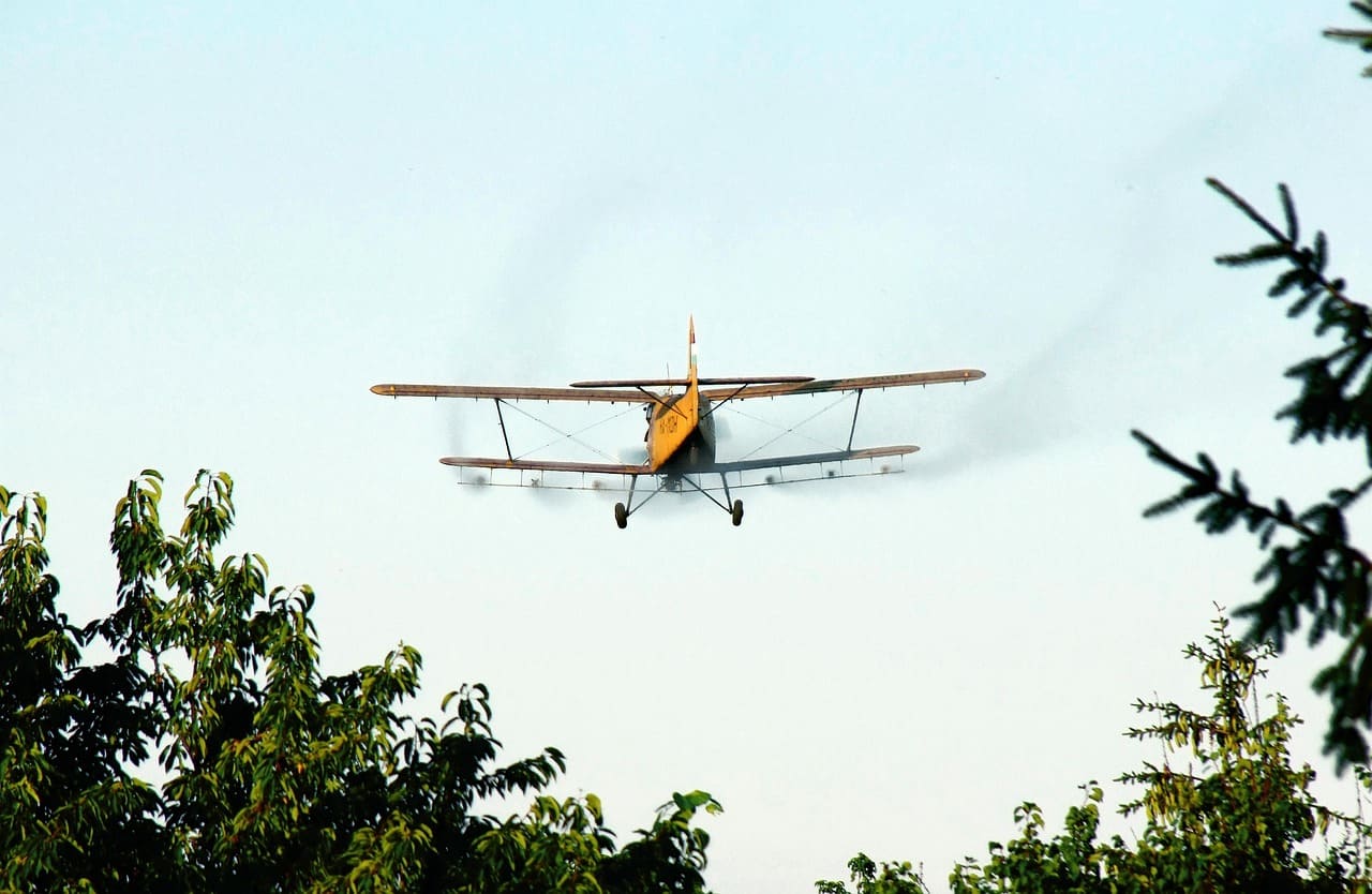Condições ideias para pulverização agrícola
